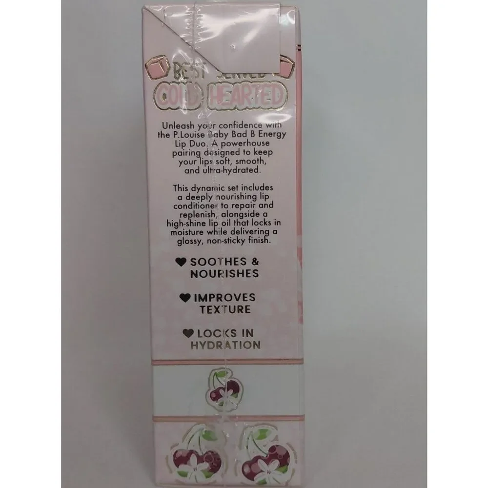 P.Louise - Baby Bad B❤︎tch Energy Lip Duo Cherry Blossom